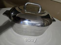Magnalite GHC 4.5 Quart Cast Aluminum Oval Roaster, USA Made VTG