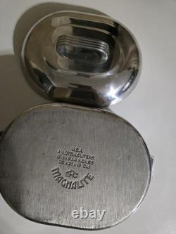 Magnalite GHC 4.5 Quart Cast Aluminum Oval Roaster, USA Made VTG
