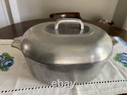 Magnalite GHC USA Roaster withLid Aluminum Dutch Oven 16 4265 5365 8 Qt trivet