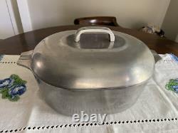 Magnalite GHC USA Roaster withLid Aluminum Dutch Oven 16 4265 5365 8 Qt trivet