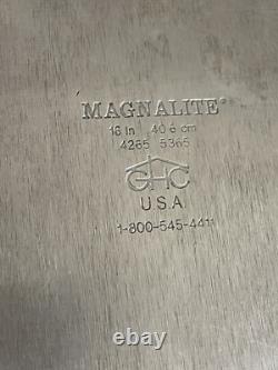 Magnalite GHC USA Roaster withLid Aluminum Dutch Oven 16 4265 5365 8 Qt trivet