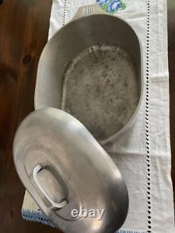 Magnalite GHC USA Roaster withLid Aluminum Dutch Oven 16 4265 5365 8 Qt trivet