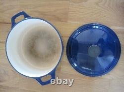 Martha Stewart Blue Dutch Oven With Lid