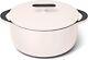 New Caraway Enameled Dutch Oven 6.5 Qt Cast Iron With Lid 3 Layer Coating Cream