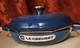 New Le Creuset 2.25 Qt Blue Round Dutch Oven 10.25 Enamel Cast Iron Pot Lid Fra