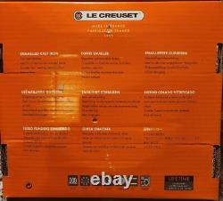 NEW Le Creuset 2.25 Qt Blue Round Dutch Oven 10.25 Enamel Cast Iron Pot Lid Fra