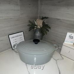 NEW Le Creuset # 31 6.75 Qt Oval Dutch Oven With Lid in Gray France