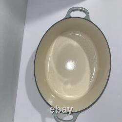 NEW Le Creuset # 31 6.75 Qt Oval Dutch Oven With Lid in Gray France