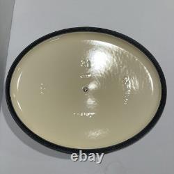 NEW Le Creuset # 31 6.75 Qt Oval Dutch Oven With Lid in Gray France