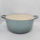 New Le Creuset Enameled Cast Iron Round Dutch Oven 2.75qt. Sea Salt (no Lid)