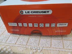 NEW Le Creuset Flame Orange 2.5 quart Cast Iron Dutch Oven NIB