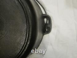 NUMBER 8 MARTIN CAST IRON DUTCH OVEN With LID & HAMBURGER LOGO FLORENCE ALABAMA