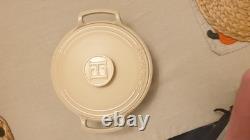 New Emile Henry France Sublime Dutch Oven Creme Color 4-Quart Elegant Cookware