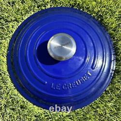 New No Box Le Creuset Signature Deep Round Dutch Oven 5L 5 1/4 QT 5.25QT Cobalt