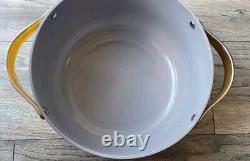 Nonstick Ceramic Dutch Oven Pot with Lid (6.5 qt, 10.5) Non Toxic Marigold EUC