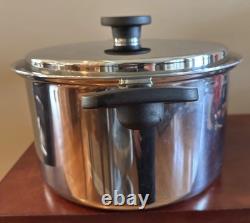 NutraEase 8 Quart Titanium Dutch Oven With Lid & Handles Magnet Trivet & Cookbook