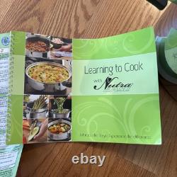 NutraEase 8 Quart Titanium Dutch Oven With Lid & Handles Magnet Trivet & Cookbook
