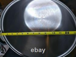 Nutri-Stahl T304 Surgical Steel 20 Qt Stock Pot Dutch Oven Utility Rack & Lid
