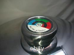 Nutri-Stahl T304 Surgical Steel 20 Qt Stock Pot Dutch Oven Utility Rack & Lid