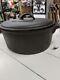Old Mountain Cast Iron Dutch Oven Roaster Pan #10 With Lid & Handle Custom