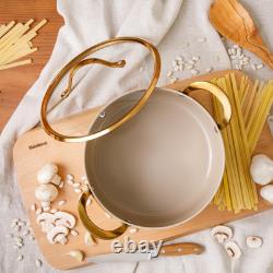 - Oprah's Favorite Things 6 Quart Heavy Duty Aluminum Premium PFA Free Cera