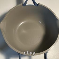 Our Place Cast Iron Perfect Pot Blue Salt 5.5 Qt Enameled Dutch Oven withLid