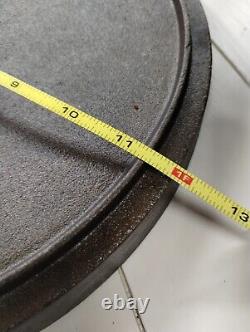 Outdoor Gourmet Cast Iron Dutch Oven Roaster Pot With Lid & Handle Diameter 12