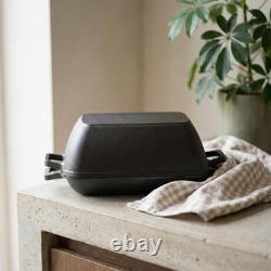 Oval Cast Iron Dutch Oven for Bread Baking 12X8 Inch Pre-Seasoned Bread