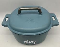 Pampered Chef Discord Enamel Dutch Oven Limited Edition 40th Anniversary Blue