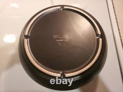 Pampered Chef Rockcrok 4 Qt Dutch Oven Rock Crock with Glass Lid Pot Black EUC