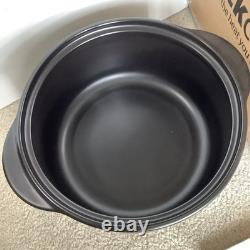 Pampered Chef Rockcrok 8 qt Slow Roaster Crock Pot Dutch Oven 3152 Glass Lid Box