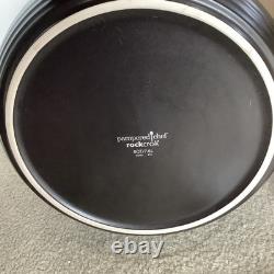 Pampered Chef Rockcrok 8 qt Slow Roaster Crock Pot Dutch Oven 3152 Glass Lid Box