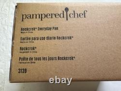Pampered Chef Rockcrok Everyday Pan With Lid #3139 NIB Dutch Oven
