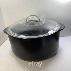 Pampered Chef Rockcrok Glass Lid Everyday Pan Dutch Oven 8 Qt RARE 3152