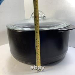 Pampered Chef Rockcrok Glass Lid Everyday Pan Dutch Oven 8 Qt RARE 3152