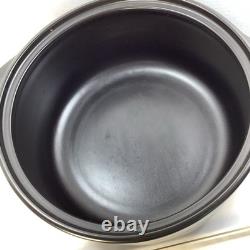 Pampered Chef Rockcrok Glass Lid Everyday Pan Dutch Oven 8 Qt RARE 3152