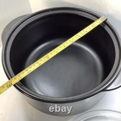 Pampered Chef Rockcrok Glass Lid Everyday Pan Dutch Oven 8 Qt RARE 3152