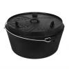 Petromax Cast Iron Dutch Oven For Campfire Or Home Kitchen, Flat Base