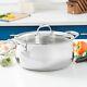 Princess Heritage Tri-ply Stainless Steel 10.5-qt. Dutch Oven 10837