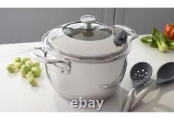 Princess House Vida Sana 5-Ply Stainless Steel 7-Qt Dutch Oven 5556 NEW