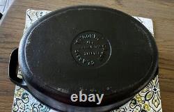 RARE Cajun Classic Cast Iron Oval 7 Qt Casserole Dutch Oven Roaster MAMOU, LA