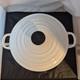 Rare Le Creuset White Dutch Oven #24 4.5 Quarts 4.2 Liters