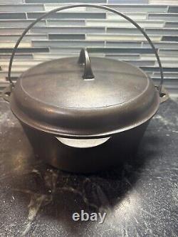 RESTORED Griswold Dutch Oven #9 TTop Cast Iron Pot 1279 withTTop Lid 1289 & Trivet
