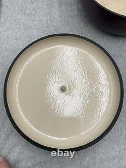 RETIRED Lodge 6 Quart Enameled Cast Iron Dutch Oven Purple Enamel Discontinued