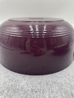RETIRED Lodge 6 Quart Enameled Cast Iron Dutch Oven Purple Enamel Discontinued