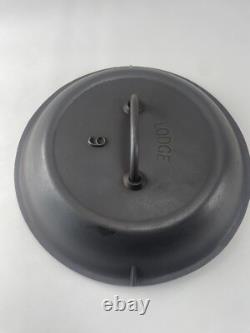Rare 1910-30 Lodge Arch Logo #9 Split Bail Cast Iron Dutch Oven Lid Restored
