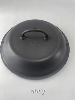 Rare 1910-30 Lodge Arch Logo #9 Split Bail Cast Iron Dutch Oven Lid Restored