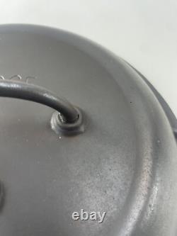 Rare 1910-30 Lodge Arch Logo #9 Split Bail Cast Iron Dutch Oven Lid Restored