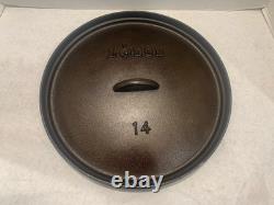 Refurbished Lodge #14 Cast Iron Dutch Oven Lid