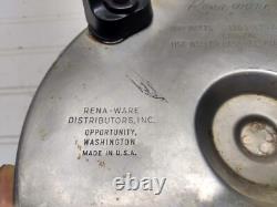 Rena Ware 3Qt Electric Dutch Oven Stainless Slow Cooker Liquid-Core Stockpot Lid